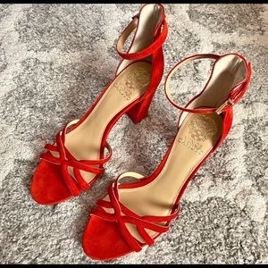 Vince Camuto Red Catelia Heels 🍒